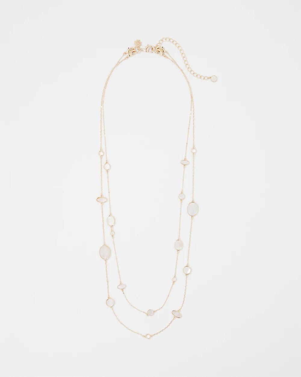 Silver Fresh Water Pearl Drop Necklace | White House Black